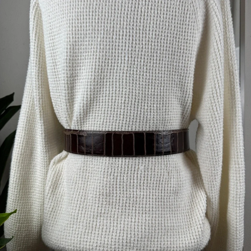 Sparrs Genuine Italian Calfskin Belt 30